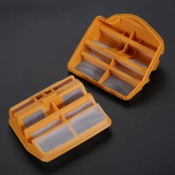 2Pcs Yellow Air Filter Cleaner Fits for Husqvarna 445 445E 450 450E Chainsaw Parts Replace for 544080803 Garden DIY Power Tool