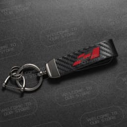 Leather For Race Flag Logo Keyring Emblem Cordoba Tarraco Ibiza Leon VZ Ateca Mii FR Car Carbon Fiber Rope Keychain Key Ring