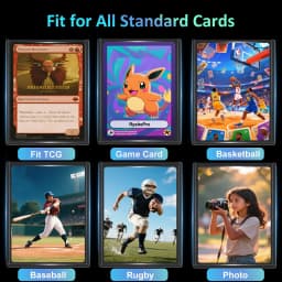 Trading Card TopLoaders 3"X4" Hard Plastic Protectors Optional UV Protection 100 Top Loaders + 100 Inner Card Sleeves + 1 PP Box