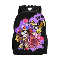 Jax Cartoon Digitals Circus Thermal Backpack Student Unisex Polyester University Backpacks Big Elegant School Bags Rucksack