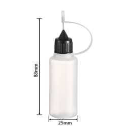 5pcs/lot 5-120ML PE Plastic Squeezable Tip Glue Applicator Plastic Bottle for Paper Quilling DIY Scrapbooking Paper Craft Tool