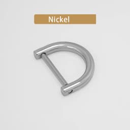 CRAZYSMITH Detachable Open Screw D Ring Buckle Removable Shackle Clasp Bag Straps Modification Hardware Handles Bag Accessories