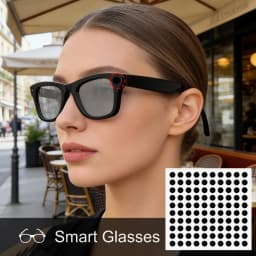 100-500pcs Light Blocking Sheet Stickers for Ray-Ban Meta Smart Glasses LED Cover Blackout Patch 5mm Self Adhesive Shading Dots
