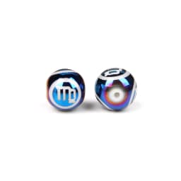 12 Zodiac Beads Charms Matte Black Onyx Constellation Beads Cylinder Pendant For DIY Making Jewelry Findings Bracelets Neckalces