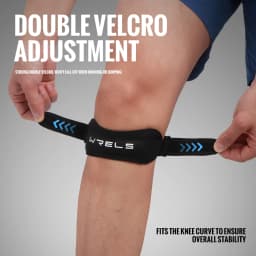 WRELS 1/2/4/6 PCS Knee Straps Breathable Adjustable Patellar Straps Pain Relief Men Women Running Basketball Knee Support Band