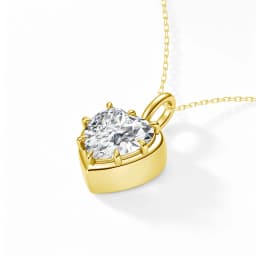 Heart Shape Necklace Pendant 2CT D Color Moissanite 14K Gold Filled for Girlfriend Fiancée Gift Valentine's Day Gifts Romantic