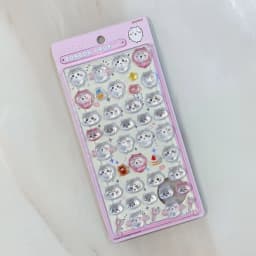 CKW 3D Jelly Crystal Stickers Cute Usagi Hachiware Jiikawa Decals Waterproof Stickers for Phone Case & Scrapbooking