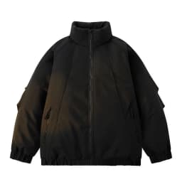 2026 New Loose Cotton-padded Clothes Coats for Men Solid Color Warm Loose Jackets Male Leisure High Street Sports Parkas C976