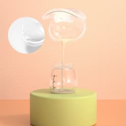 2Pcs Breast Milk Collector Silicone Baby Breast pump Saver Collector Anti-leakage Milk Reusable Protect Sore Nipples BPA FREE