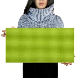 32*64 Holes Classic Building Blocks Base Board, DIY Assembled Building Blocks Wall Compatible With Brand Gift Toys for Children