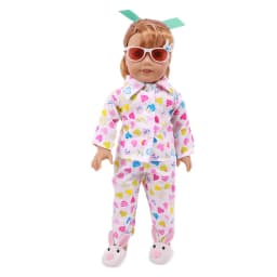 15 Styles Pajamas & Nightgown Cute Pattern Fit 18 Inch American Doll & 43Cm Baby Doll For Generation Accessories Girl's Toy