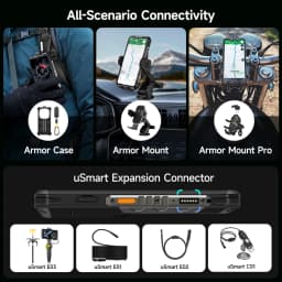 Ulefone Armor 28 Pro 5G AI Rugged Phone 512GB ROM Smartphone 120W MTK Dimensity 7300 10600mAh 6.67”AMOLED 64MP Mobile Phone
