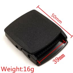 2/5/10 Pack 32mm/38mm/50mm Plastic Belt Buckles Replacement Automatic Craft Buckles for Men Adjustable Canvas Military Webbing