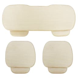 Warm Car Seat Cover for Front Rear or Full Set Flocking Chair Protector Seat Cushion Pad Mat Non Slide Auto Universal