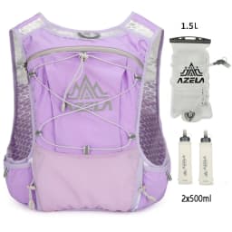 Outdoor Trail Running Backpack Ultralight Running Race Hydration Vest Breathable Jogging Vest for Marathon Cycling Hiking Trail