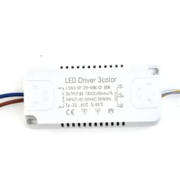 LED Driver 3color Adapter 8-24W 20-40W 30-50W 40-60W 50-70W For LED Lighting Non-Isolating Transformer Driver Replacement