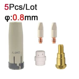 24KD New Coating Protection Non-stick Nozzle 0.8/1.0/1.2mm MIG Torch Gas Nozzle Tip Holder For MB-24KD MIG MAG Welding Torch