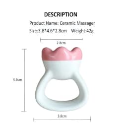 Premium Natural Ceramic Gua sha Tool for Face and Body Lymphatic Drainage Massager Face Lift Sculpts Jawline Reduces Double Chin
