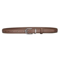 Ladies' Alloy Belt Buckle Two-Layer Cowhide Belt for Versatile, High-End, and Simple Business Casual Wear with Jeans