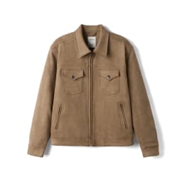SIMWOOD 2025 Autumn Winter New Regular Fit Suede Fabric Motorcycle Jacket Men Warm Coats
