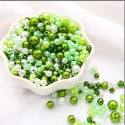 150Pcs Mix Size 3-8mm Beads With Hole Colorful Pearls Round Acrylic Imitation Pearl for DIY Jewelry Making Necklace Bracelet