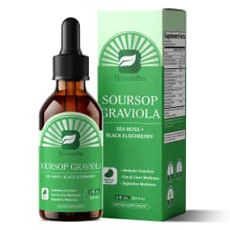 BEWORTHS Natural Soursop Graviola Extract Drop Support Immunity and Digestive Health,Detox & Cleansing Gluten-Free SUGAR FREE