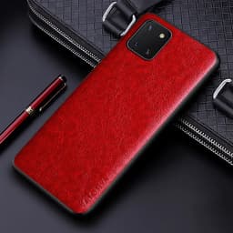 Luxury PU leather Case for Samsung galaxy Note 10 Lite Plus 20 Ultra Business solid color design cover for samsung note 10 lite