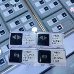 Wholesale Gem Display Transparent Box Storage for Gemstone Collection Jewelry Charm Beads Packaging Loose Diamond Protection Box
