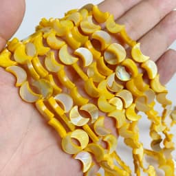 Oval Colorful Shell Beads Rice Shape Natural Mother of Pearl Shell Spacer Beads for Jewelry Making DIY Craft Accessories 15"