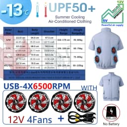Summer 3 Fans 4 Fans Air Conditioning Cooling Vest Men Women Outdoor Jacket Sun Protection Windbreaker Travel Fishing Sports