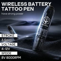 Tattoo Kit POSEIDON V5 Lightweight Tattoo Pen Kit For Permanent Makeup Tattoo Machine Kit Wireless Black Tattoo Gun Tattoo Kit
