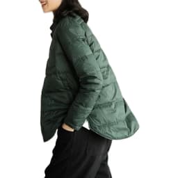 Lightweight Padded Cotton Jacket Women's Loose Casual Warm Coat Winter Outerwear Button Detail Long Sleeve Collar