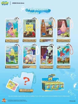 SpongeBob Bikini Bottom Day Building Block Blind Box Mini Hanging Toy Trendy Gift for Fans Genuine AREAX Cute Cartoon Decor