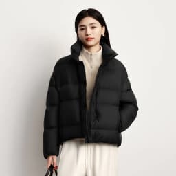 Semir Down Jacket Women Winter Puffer Down Fill Goose Down Waterproof Oil-proof Stain-proof 2026 New Stand Collar Coat Women