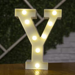 Decorative Letters Alphabet Letter LED Lights Luminous Number Lamp Night Light Wedding Proposal Party Baby Bedroom Decoration