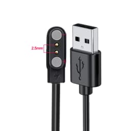 2 Pins 4 Pins Smartwatch Dock Charger Adapter USB Charging Cable Cord for Smart Watch Power Charge Wire Accessories