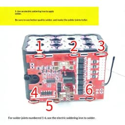 1Pcs Li-battery Protection Board 21V 7MOS For Electric Tools With Balancing Circuit And Temperature Protection
