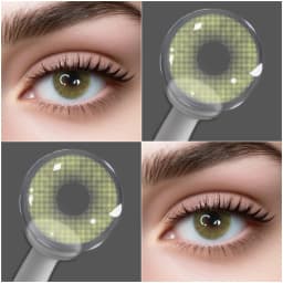VISUASHOW Aurora Small Pupil Colored Contact Lenses 14.2mm Yearly Disposable Korea Design Natural Prescription Myopia Wholesale