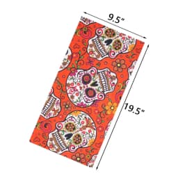 Skull Pattern Seamless Breathable Neck Warmer Gaiter Men Cycling Bandana Women Running Hiking Tube Scarf Sunshield Face Mask