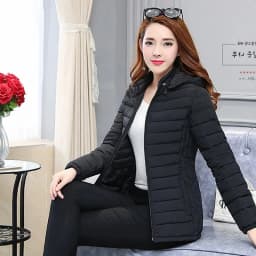 2025 New Winter Jacket High Quality Overcoat stand-callor Coat Women Fashion Jackets Winter Warm Woman Clothing Casual Parkas