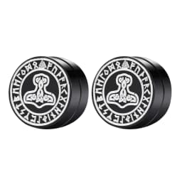 3 Pairs Crystal Strong Magnetic Ear Stud Clip Earrings for Men and Women Punk Round Zircon Magnet Earrings Non Piercing Jewelry