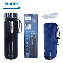 Philips 2-in-1 Electric Kettle & Vacuum Insulated Cup 350mL 4 Temp Settings SUS316 Stainless Steel Portable Travel Water Boiler