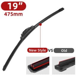 Double Rubber Strip Car Windshield Wiper Blade J Hook U Type Universal Unsupported Car Wiper 14 "16" 18 "19" 20 "21" 22 "24" 26“