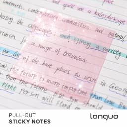Languo 480Sheets Pull-Type Sticky Note Pearlescent Transparent Paper Self-Adhesive Memo Pads for Office School Stationery Supply