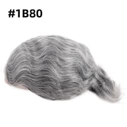 Male Hair Prosthesis Mono Lace PU Base Toupee Men Wig Human Hair Durable Replacement For Men System Unit Mens Wigs Hair Piece