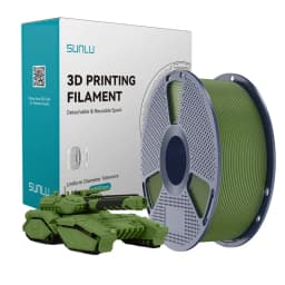 SUNLU 1KG PLA 3D Printer Filament 1.75mm Neatly Wound 3D Printing Filament Fit Most FDM 3D Printers, 1kg Spool (2.2lbs)