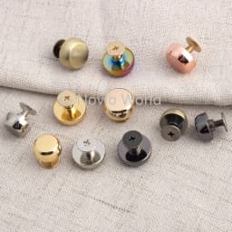50-200pcs 8 colors 11mm 13mm Solid Cast Stud DIY Bag Bottom Rivets In Screws,Bags Handbags Purse Feet Studs Accessories