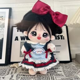 Cute 20cm Idol Doll With Clothes Kawaii Plush Cotton Dolls Stuffed Toy DIY Birthday Gift