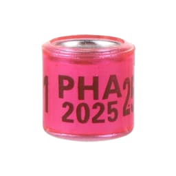 PHA 2026/2027 Pigeon Foot Ring ID 8mm With Numbers Aluminum Plastic Racing Pigeon Outdoor Training Marking Ring 60 Pcs
