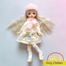 Cute GG Series Pretty Personalized Clothes for 30 cm 1/6 Bjd Byte Doll DIY Dress Up Clothing Skirt Casual Suit Socks Accessories